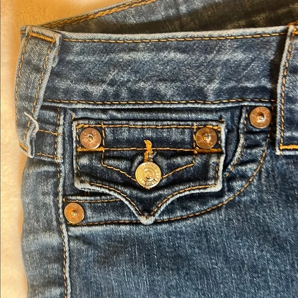 True Religion Women’s Blue Skinny Jeans Size 31x28 - Picture 4 of 14